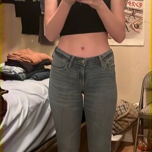 Low Rise Hollister Flare Jeans. Size 0R/24